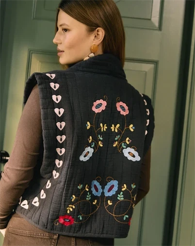 Sissel Edelbo - Samira Vest - Almost Black